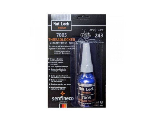 Фіксатор різьби SENFINECO Threadlocker Medium Blue 25г синій 7005