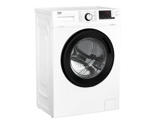 Пральна машина Beko WUE 7612 IXBW білий 7кг інвертор 44л/цикл 84*60*45см