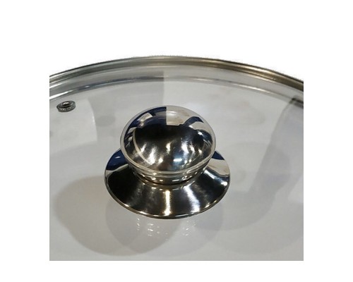 Кришка скляна з ручкою 18см BN-1002