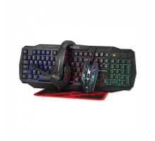 Набір ігровий 4в1 XTRIKE ME CM-406 (клавіатура+миша+килимок+навушники)