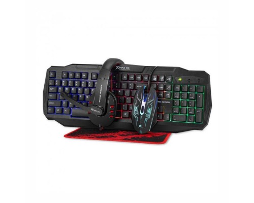 Набір ігровий 4в1 XTRIKE ME CM-406 (клавіатура+миша+килимок+навушники)