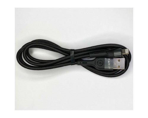 Кабель зарядний HV-CB622C Apple Lightning USB 1м