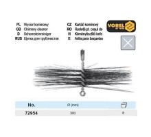 Щітка для димоходу метал. d=300мм VOREL 72954