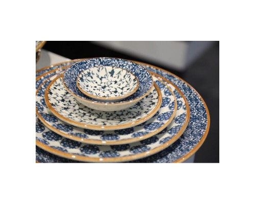 Тарілка Bona Di Casual 27см кераміка темно-синій 344-222