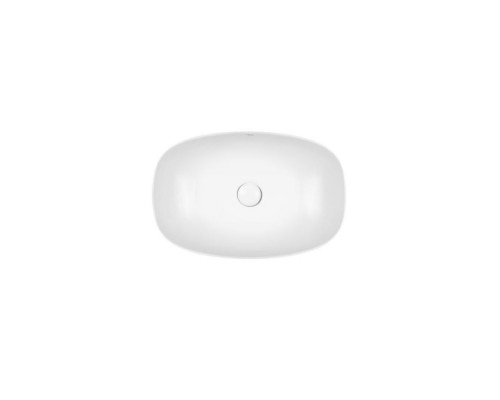 Раковина Qtap Cardinal накладна овальна з донним клапаном 500*380*140мм White 40132 Раковина Qtap Cardinal накладна овальна з донним клапаном 500*380*140мм White 40132