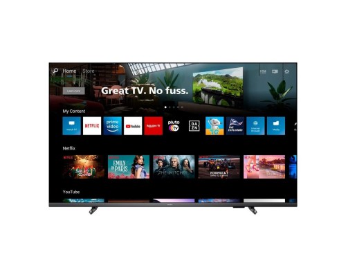 Телевізор Philips 43PUS7608/12 43" чорний  Smart-TV 3840x2160 Wi-Fi HDR Android 2/4Gb S2/T2 200*100мм 60Гц 54Вт