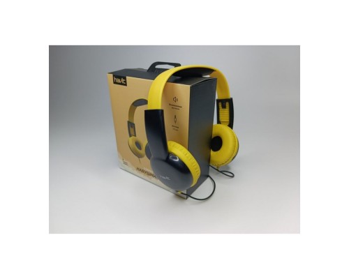 Навушники дротові HAVIT HV-H211d з мікрофоном дитячі black