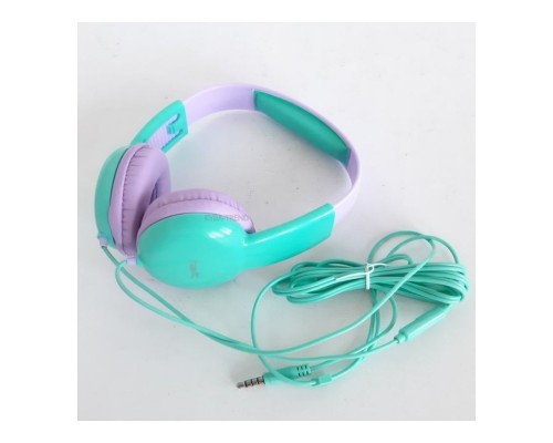 Навушники дротові HAVIT HV-H211d з мікрофоном дитячі green