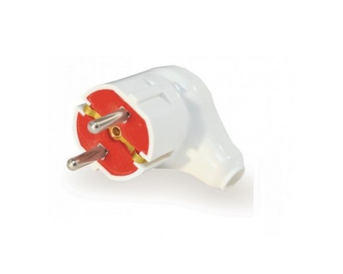 Вилка електрична Mutlusan з заземленням кутова 16A 62-13-19