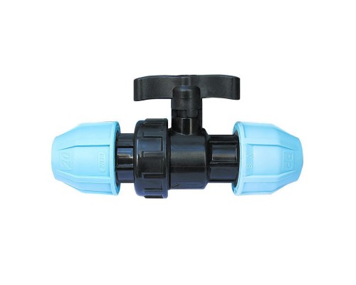 ПЕ Кран зажимний Ф25 Vs 6001