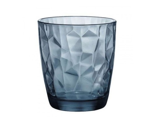 Склянка 390мл Diamond низька Ocean Blue Bormioli Rocco 302259M
