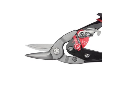 Ножиці по металу 250 мм ліві Cr-mo INTERTOOL NT-0502