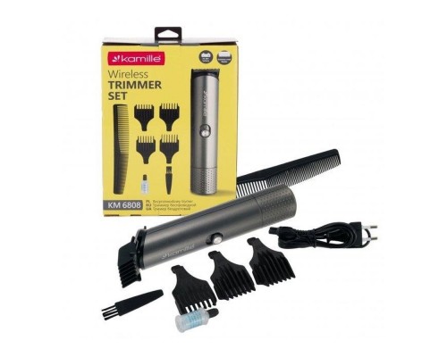 Машинка для стрижки Kamille KM-6808 32мм 8 насадок аккумуляторна