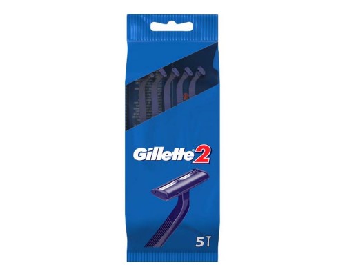 Станки одноразові Gillette 2 5шт 81756987 Станки одноразові Gillette 2 5шт 81756987