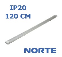 Лінійний LED світильник NORTE 40W 120см 220V 6500К IP20 1-NLP-1324