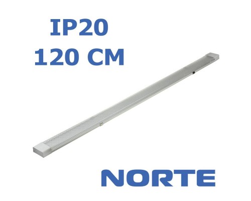 Лінійний LED світильник NORTE 52W 120см 220V 6500К IP20 1-NLP-1330