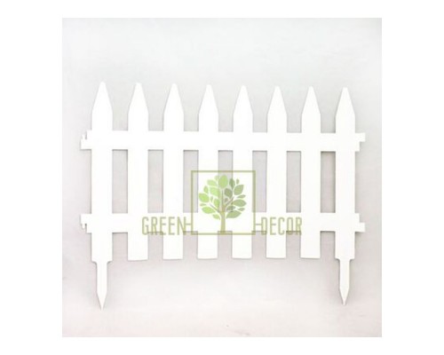 Паркан декоративний для клумби 46см пластик 4232