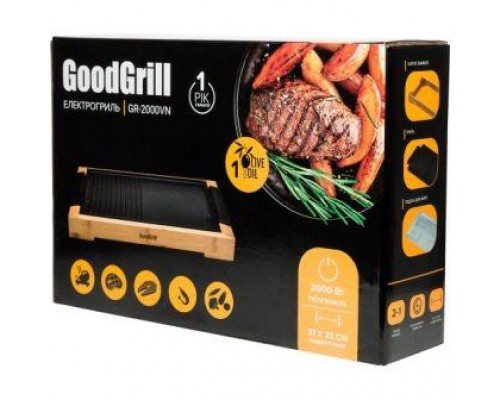 Електрогриль GOODGRILL GR2000VN а/п покриття 2000Вт