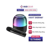 Портативна колонка HAVIT HV-SK894BT 5W RGB Black караоке