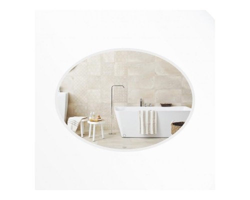 Дзеркало настінне 780*580 Qtap Virgo LED touch switch овальне 39640