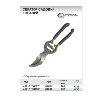 Сікатор 250мм кований Сталь 81002