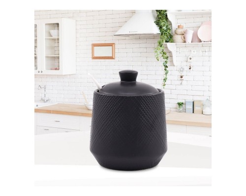 Цукорниця з ложкою Black MR-20001-09