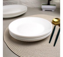 Тарілка десертна квадратна 18см скло Arcofam