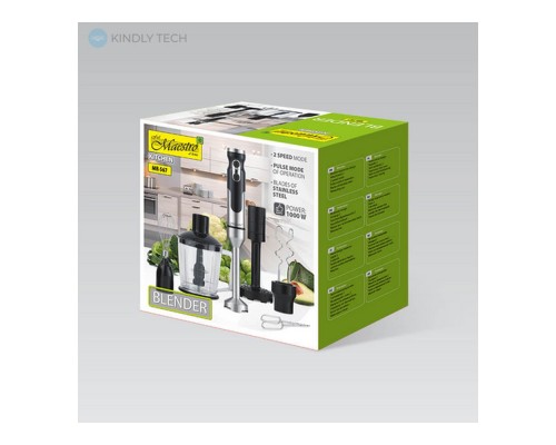 Блендер погружний 1000W Maestro MR-567