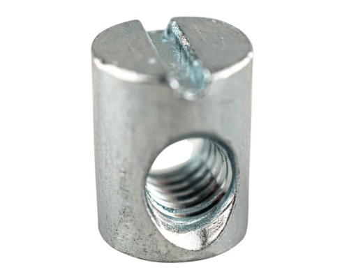 Гайка меблева закладна циліндрична М6 10*13