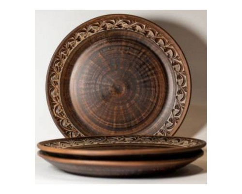 Тарілка 21см ангоб KR