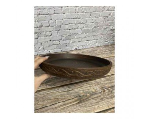 Сковорода (кеца) керамічна 130мм декор KR