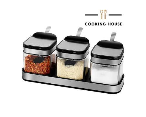 Набір для спецій цукор/сіль 2шт. декор KR