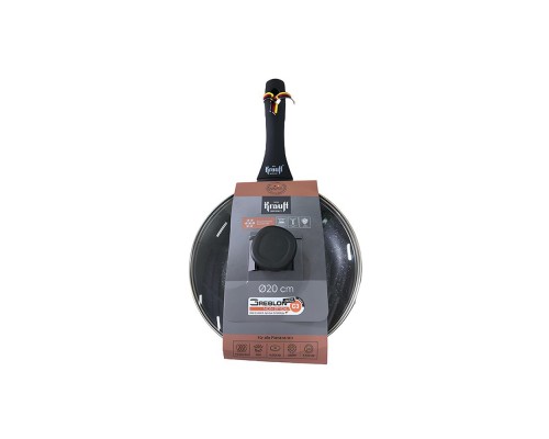 Сковорода алюмінієва з антипригарним покриттям d.20см 88-222-105 ТМ Krauff