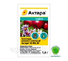 Засіб для захисту від шкідників Актара 1,4г