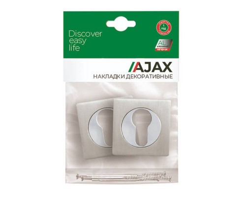 Накладка-поворотник AJAX BK JK SN/CP-3 (матовий нікель/хром) 41383