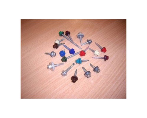 Саморіз покрівельний 4,8*35 мм RAL 1018 цинковий жовтий