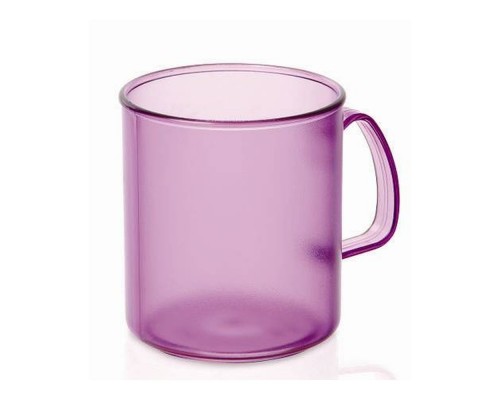 Кухоль пластиковий прозорий (7,5*8,5см) 0,3л M-910