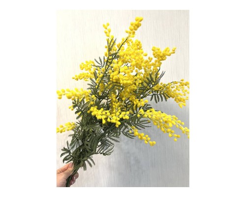 Букет декоративний Мімоза 85см колір в асортименті 8932-008/9023-030/033