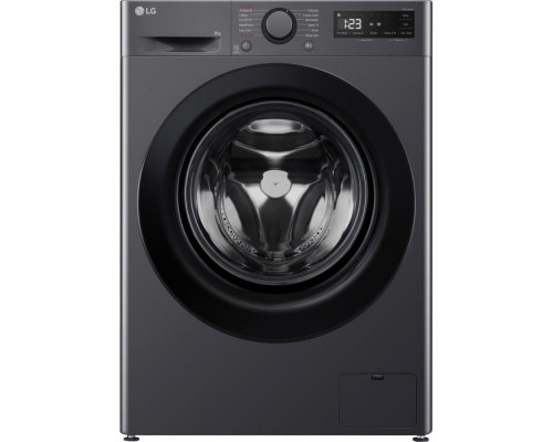 Пральна машина LG F2WR508SBM чорний 8кг інвертор 48л/цикл 85x60x47.5см