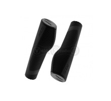 Ручки для велосипеда чорна спіраль 324