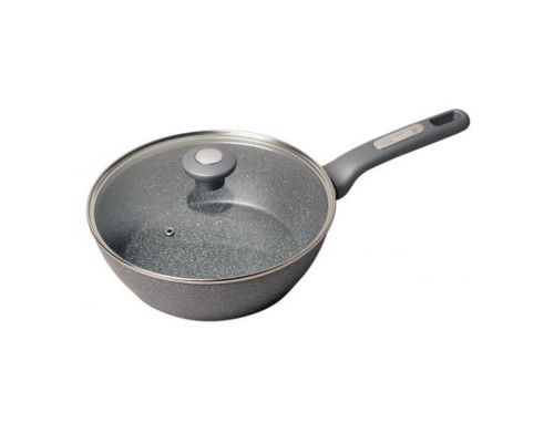 Сотейник Ø24см KAMILLE з кришкою а/п граніт литий алюміній 4275GR