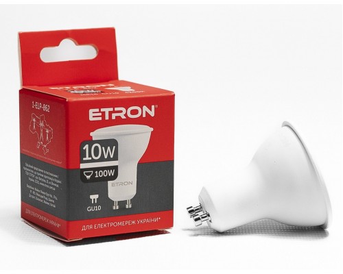 Лампа світлодіодна Led ETRON 10W 4200K MR16 GU10 1-ELP-862