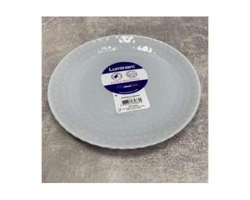 Тарілка десертна мілка склокераміка сірий 19см "PAMPILE" Q4646 Luminarc