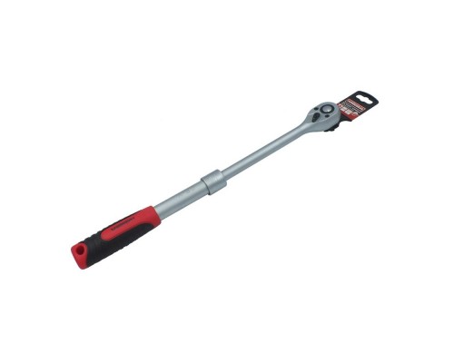 Ручка-тріскачка з підвіскою 1/2*72 зуба телескопічна 31-45см HAISSER 70163