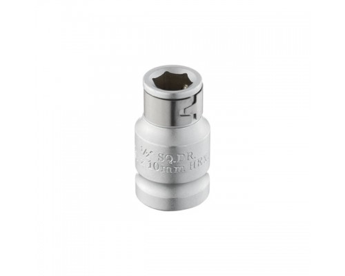 Перехідник квадрат 1/2*1/2 шестигранник CrV INTERTOOL ET-1108 Перехідник квадрат 1/2*1/2 шестигранник CrV INTERTOOL ET-1108