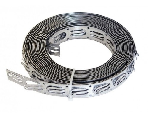 Стрічка монтажна 20м для кабелю теплої підлоги 20мм 92841
