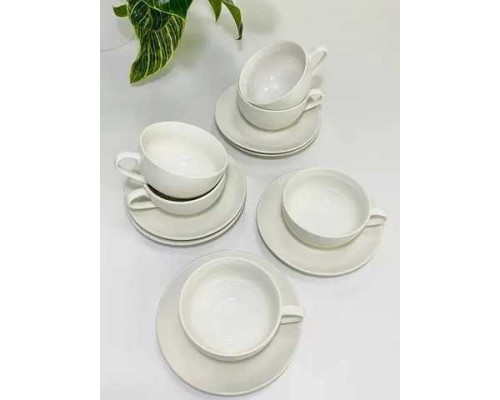 Набір чашок "Біла кава" 200мл 6од 102-451