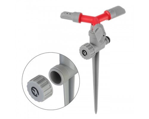 Зрошувач круговий з обертаючою головкою на костилі GE-0054