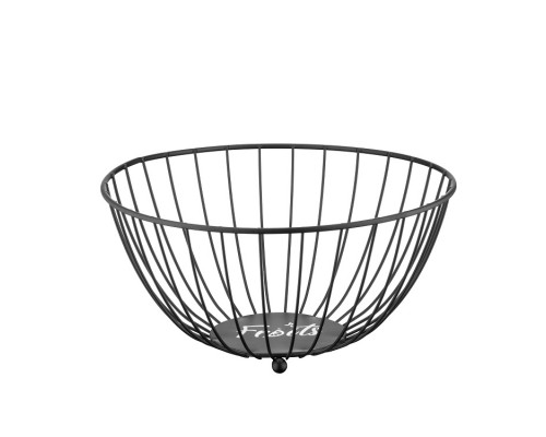 Корзинка-фруктовниця Ardesto Midori 28*28*13см метал чорний AR0903B Корзинка-фруктовниця Ardesto Midori 28*28*13см метал чорний AR0903B