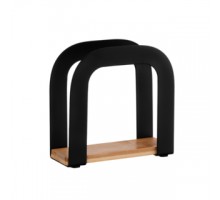 Серветниця Ardesto Midori 15*4*12,5см метал чорний AR0910B